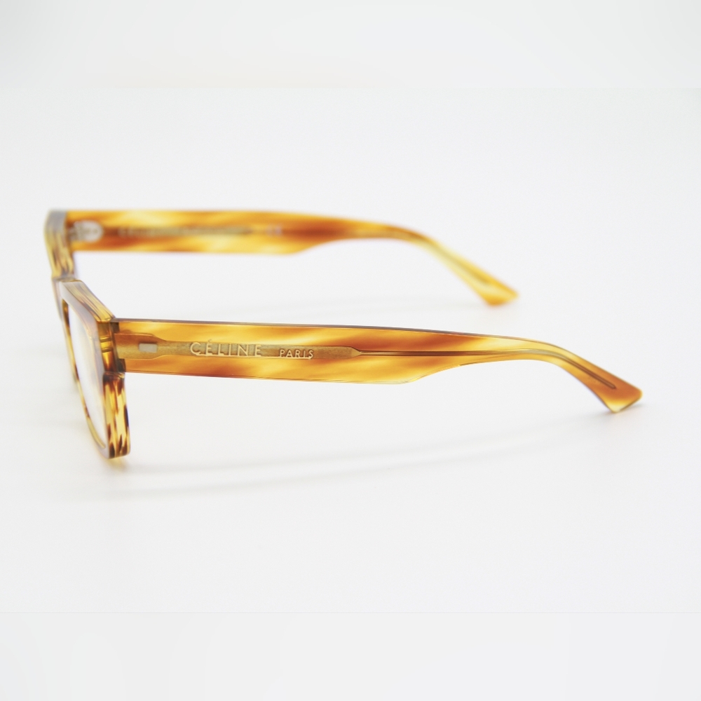 NEW CELINE CL50011I 056 SQUARE BROWN EYEWEAR CELINE CL 50011I - Picture 4 of 10